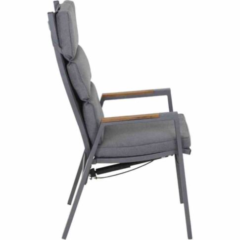 Siena Garden Savona Dining Move Sessel matt graphit Gestell Aluminium,  Texfabric, Armlehnen Teak FSC 100% online bestellen - Günstige Angebote